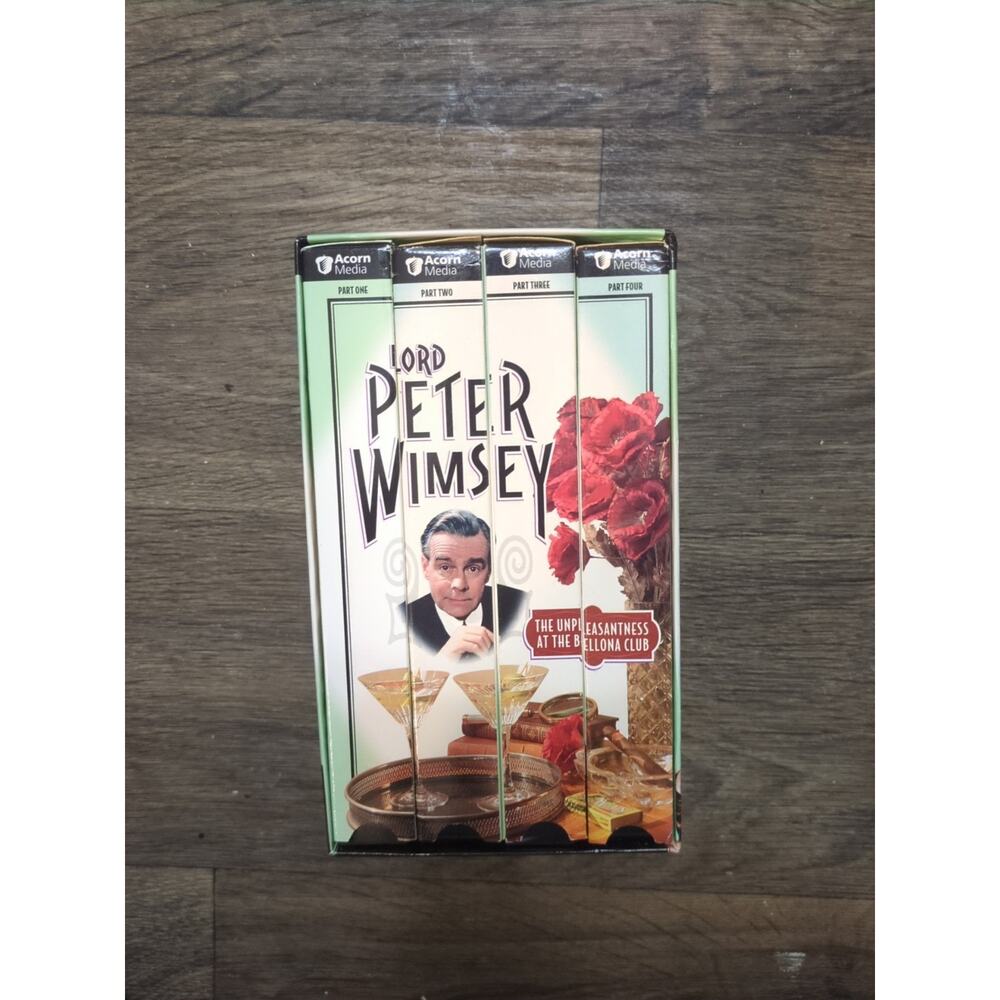 Lord Peter Wimsey - The Unpleasantness at the Bellona Club (VHS, 2000, 4-Tape...